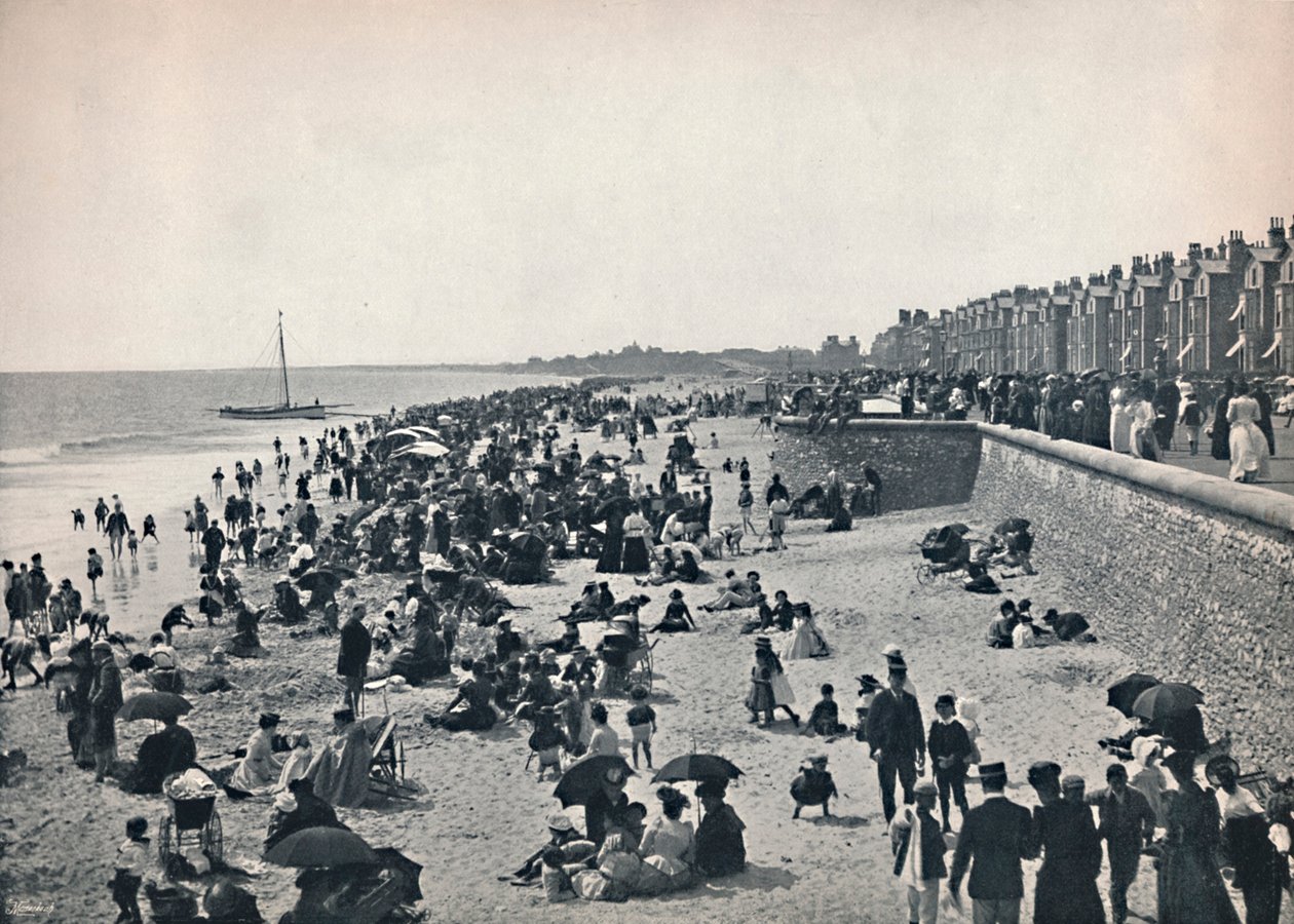 Lowestoft - Sulla Sabbia, 1895 da Unbekannt