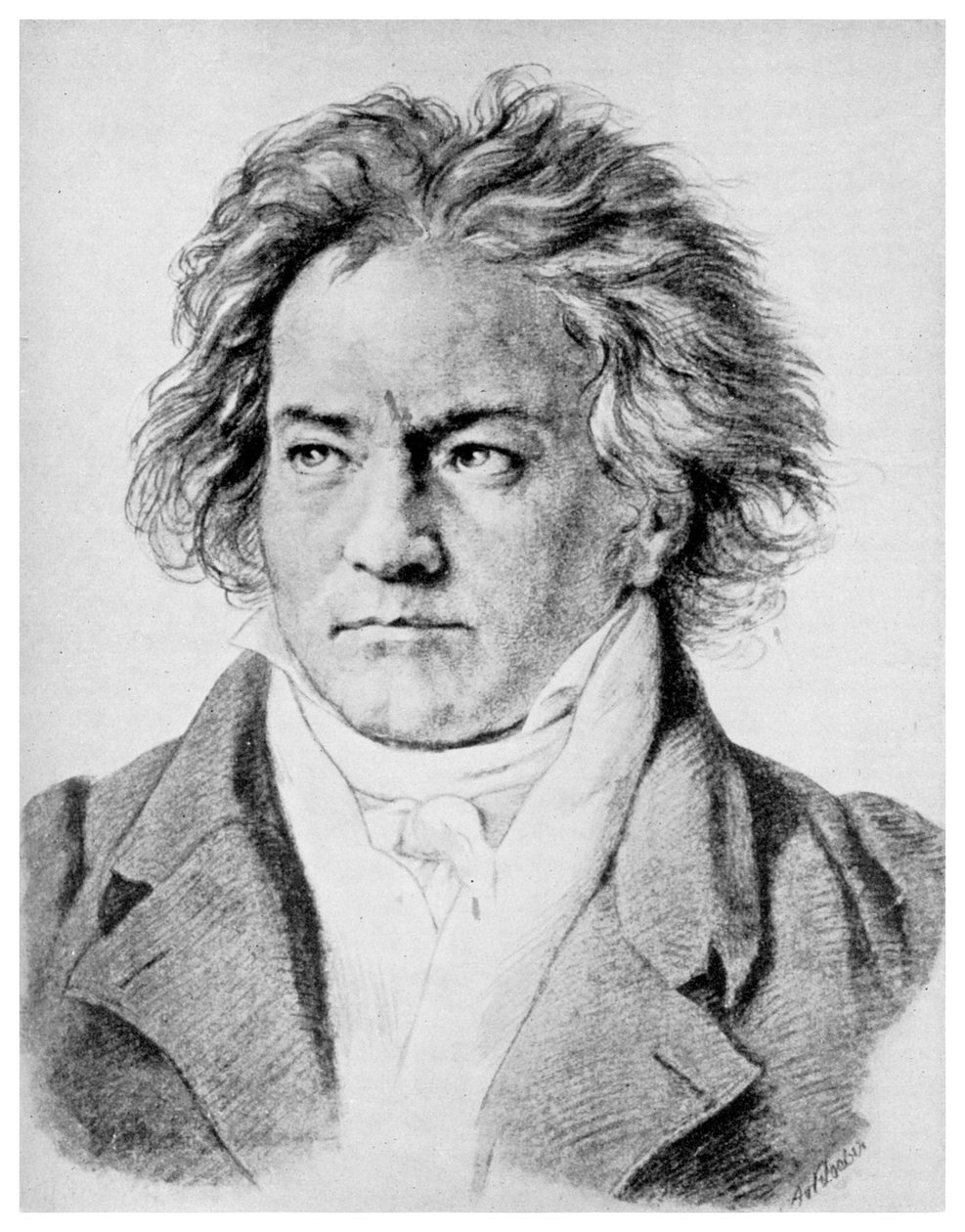 Ludwig van Beethoven, compositore tedesco, c1818-1822 1956 da Unbekannt
