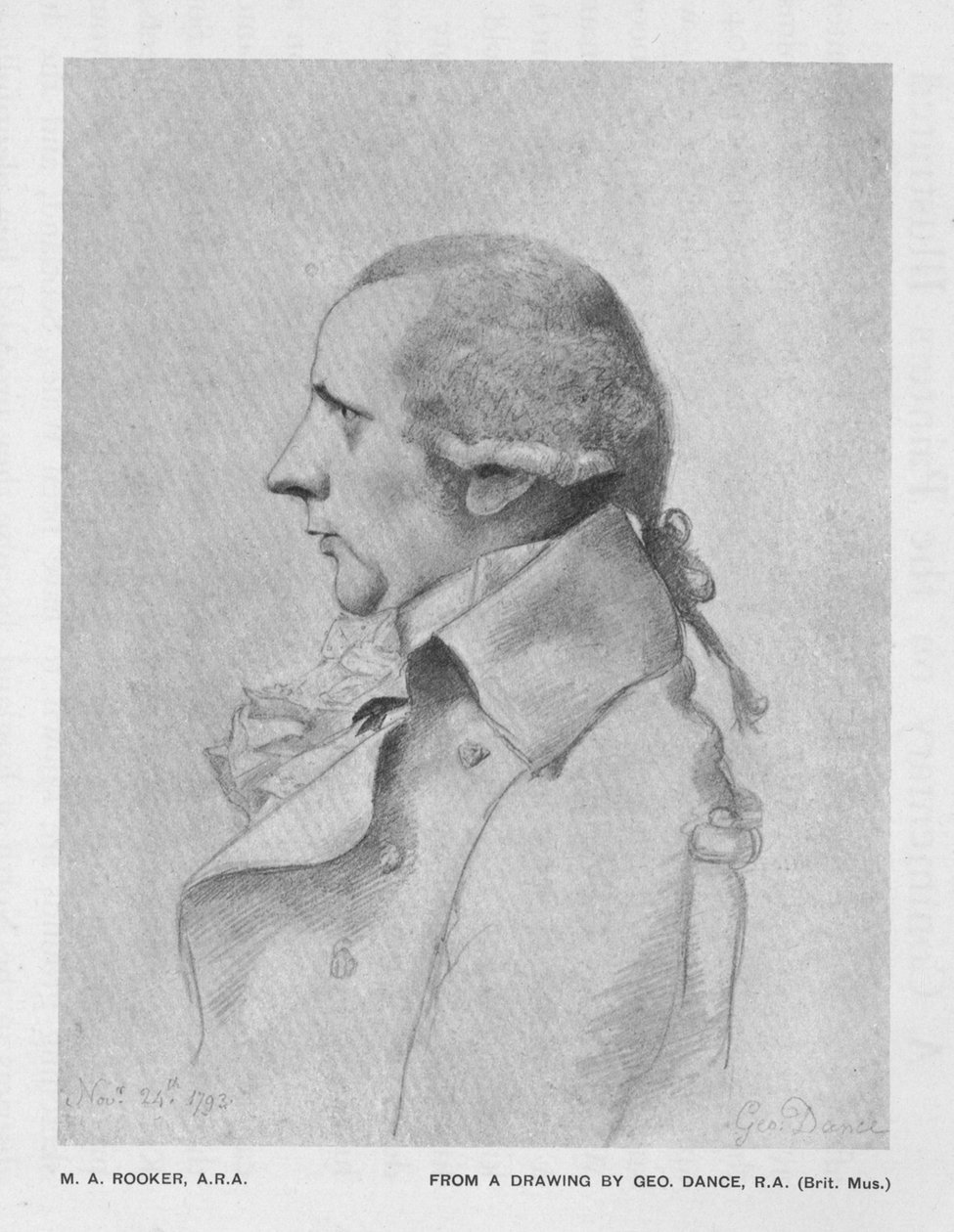M.A. Rooker, A.R.A., 1793, c1900 da Unbekannt