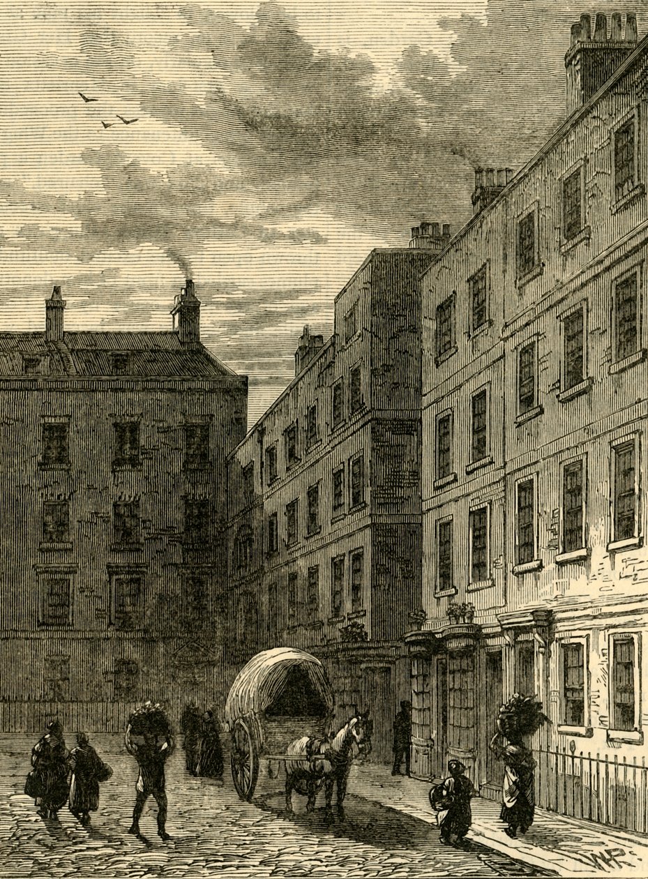 Casa di Macklin, Tavistock Row, 1881 da Unbekannt