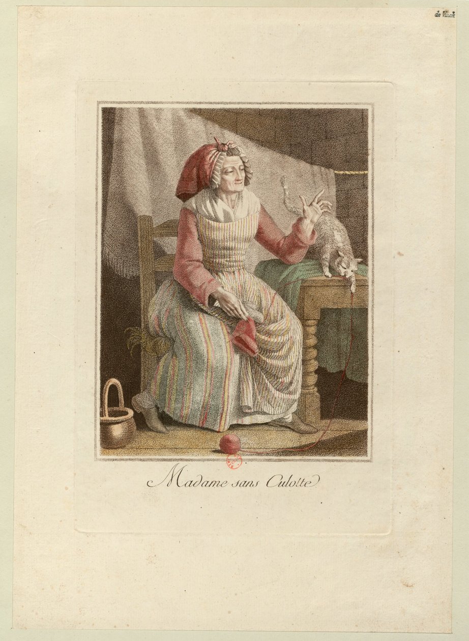 Madame Sans-Culotte, ca 1794 da Unbekannt