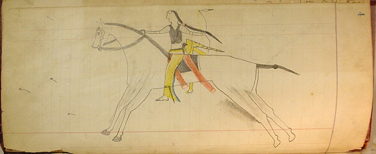 Maffet Ledger: Indiano a cavallo da Unbekannt