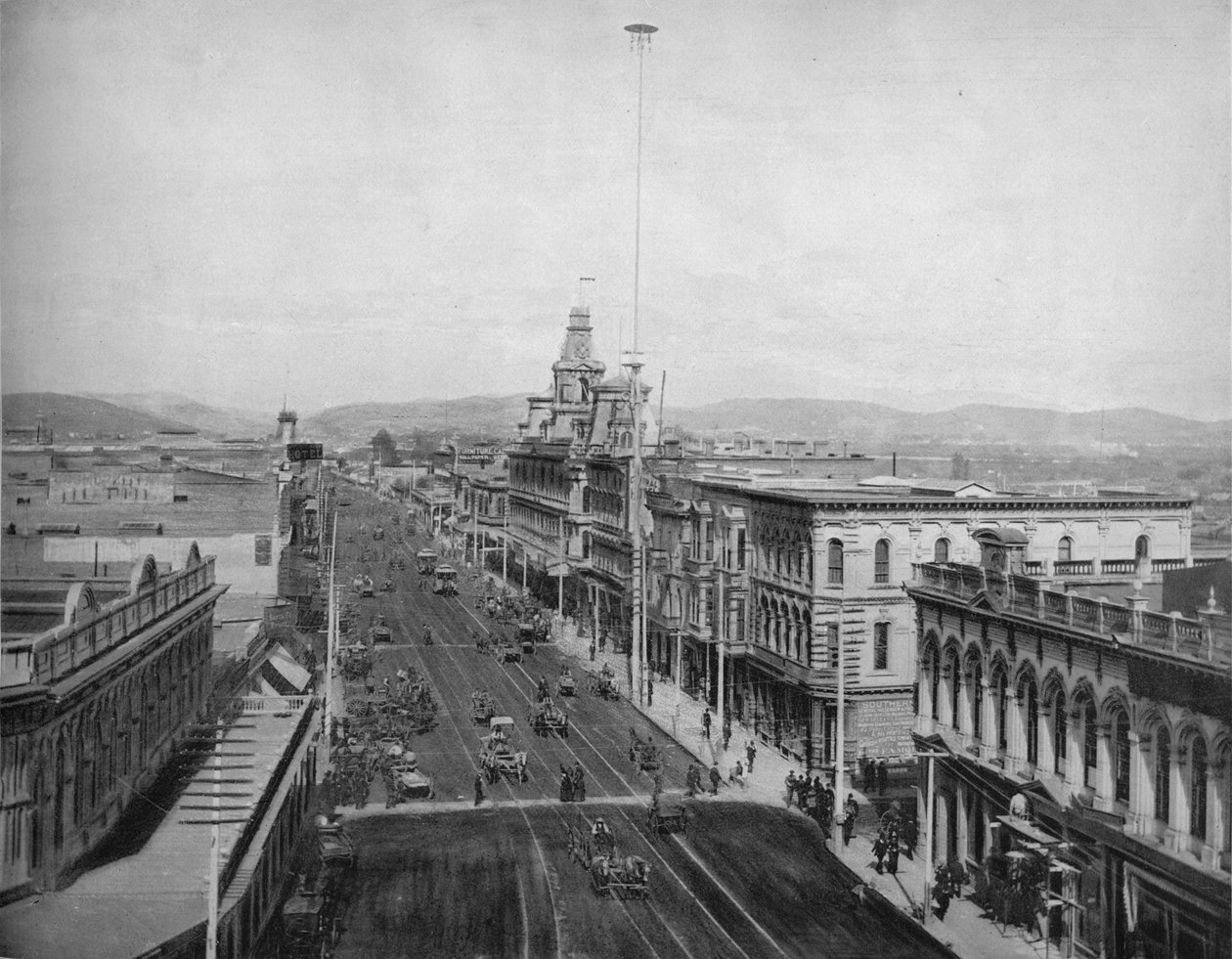 Main Street, Los Angeles, California, c1897 da Unbekannt