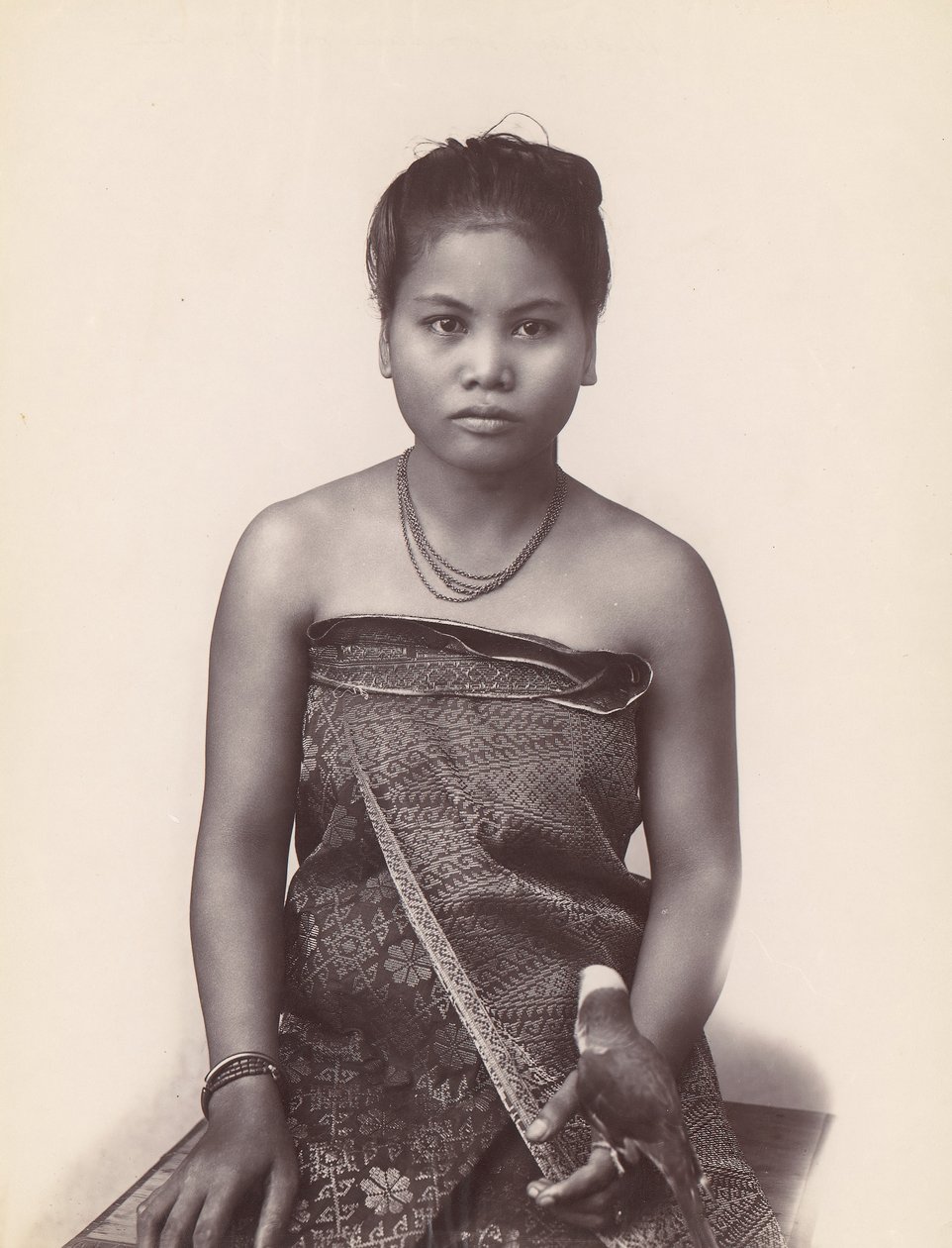 Donna malese a Giava, 1860-70 da Unbekannt