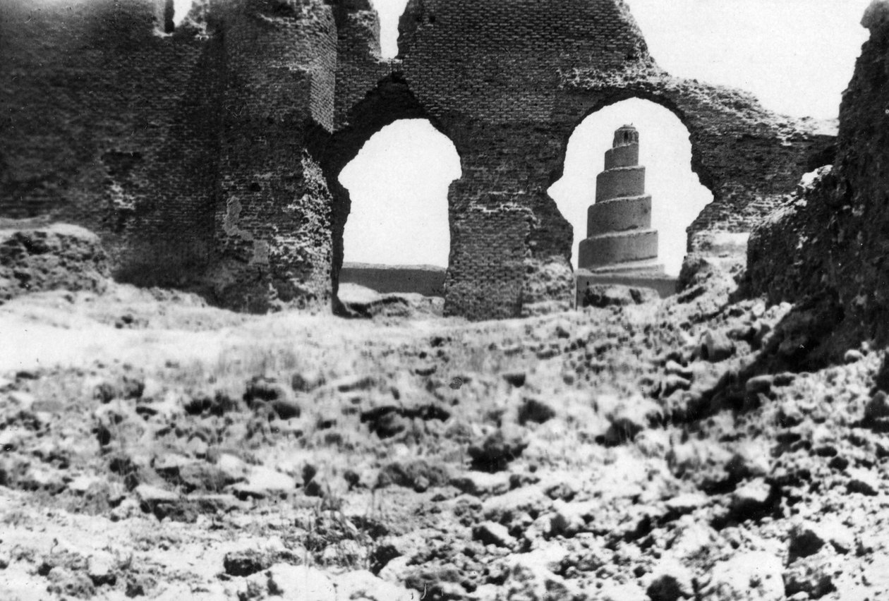 Torre Malwiya, Mesopotamia, 1918 da Unbekannt