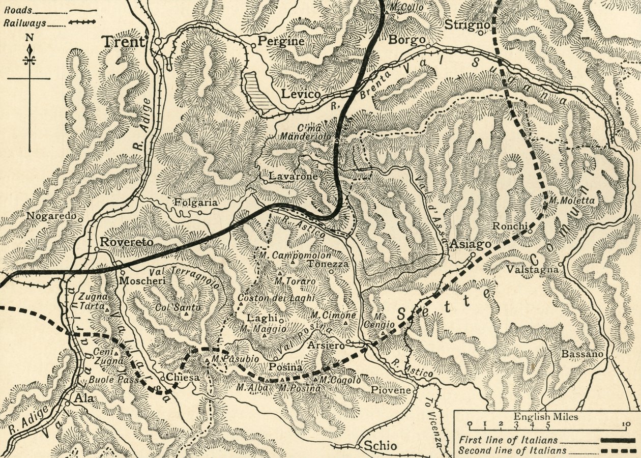 Mappa che illustra l