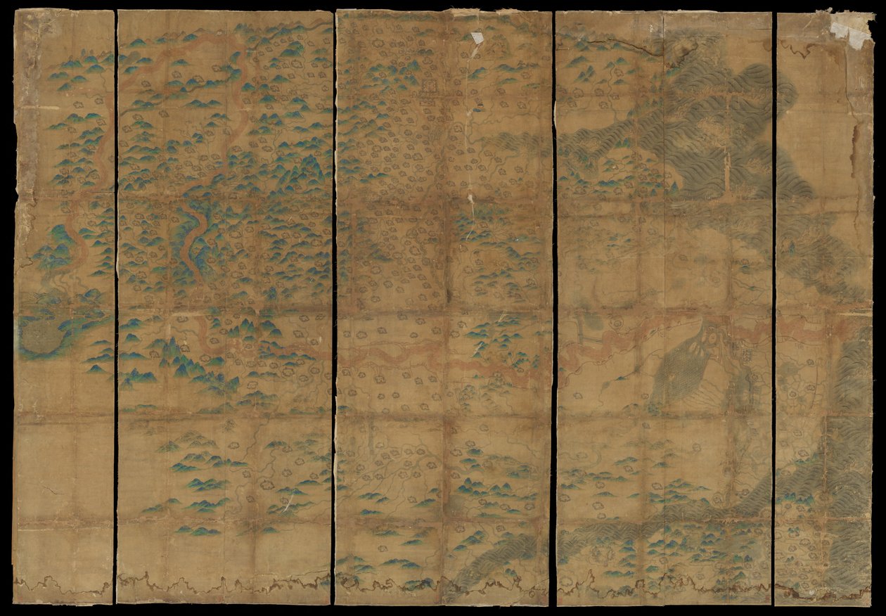 Mappa della Cina da Unbekannt