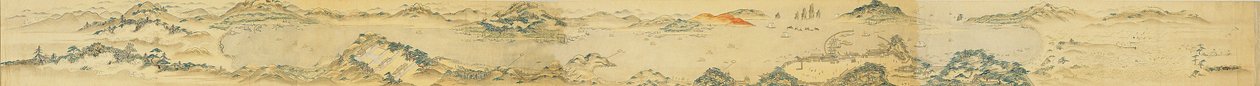 Mappa del Choryang Waegwan e della sua area circostante a Busan durante il Joseon..., XIX secolo da Unbekannt