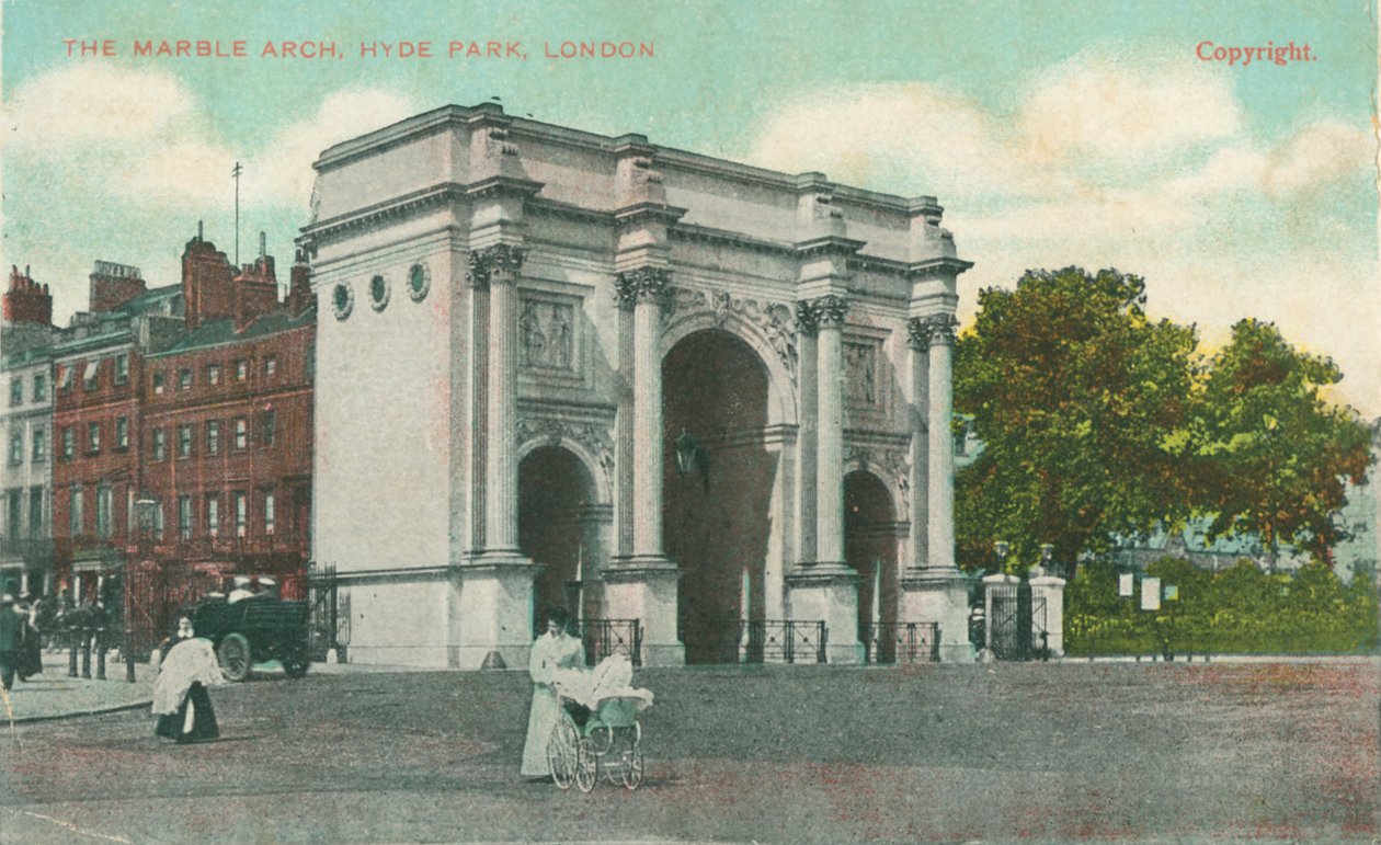Marble Arch, Hyde Park, Londra da Unbekannt