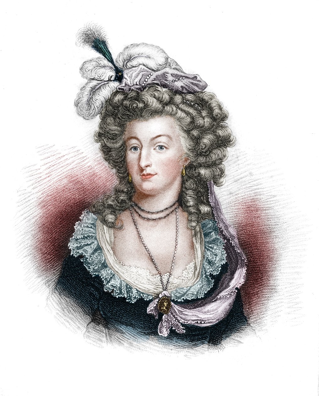 Maria Antonietta, regina consorte di Luigi XVI di Francia, 1843 da Unbekannt