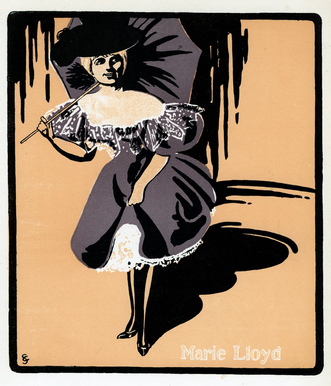 Marie Lloyd, cantante di music hall inglese da Unbekannt