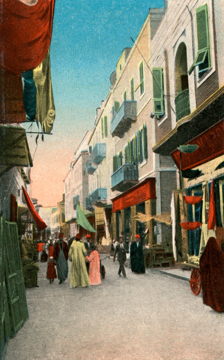 Market Street, Suez, Egitto, XX secolo da Unbekannt