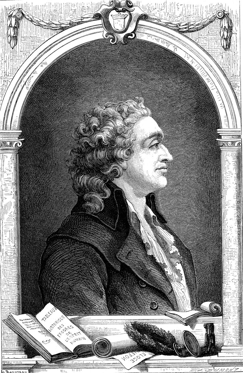 Marchese de Condorcet 1743-1798, filosofo e sociologo dell