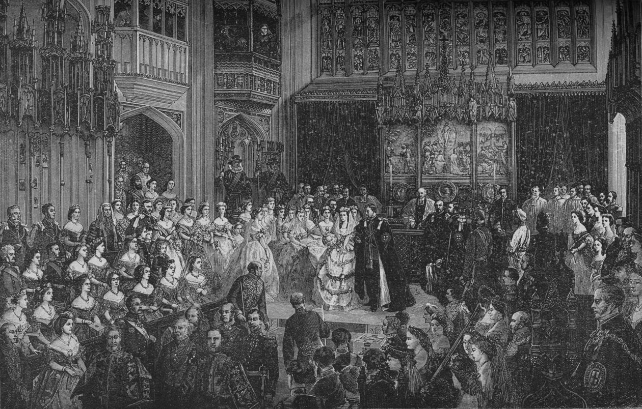 Matrimonio del Principe di Galles, c1890 da Unbekannt