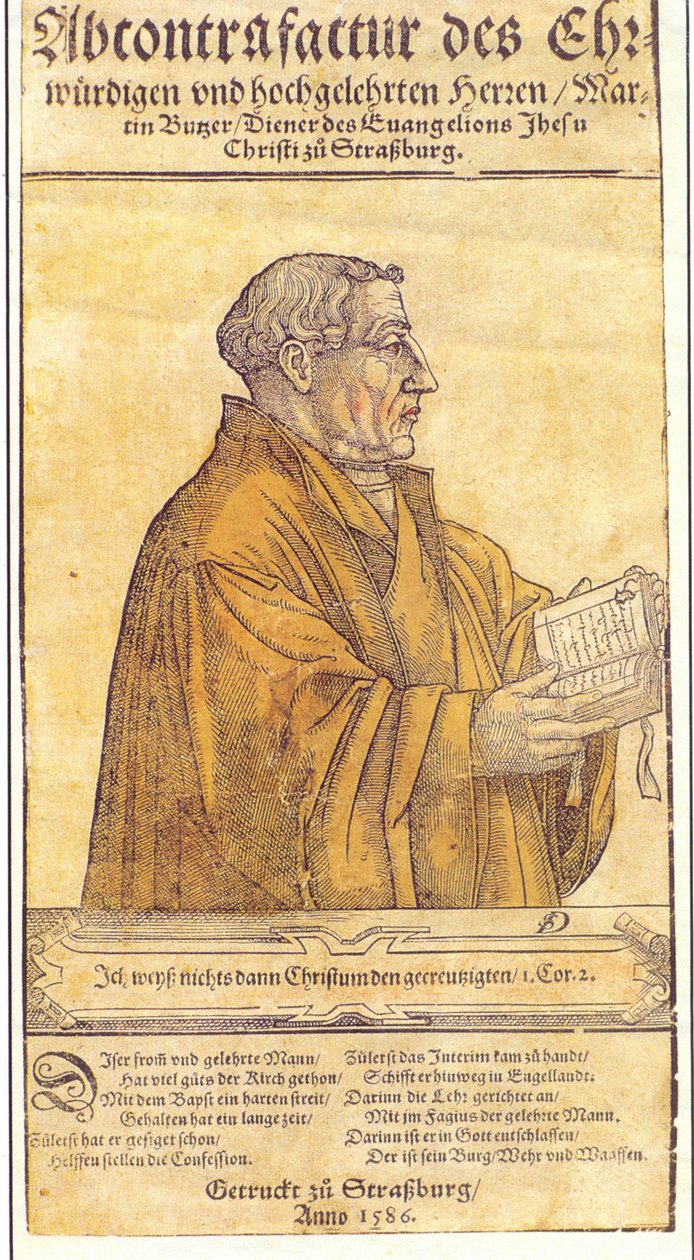 Martin Bucer 1491-1551 da Unbekannt