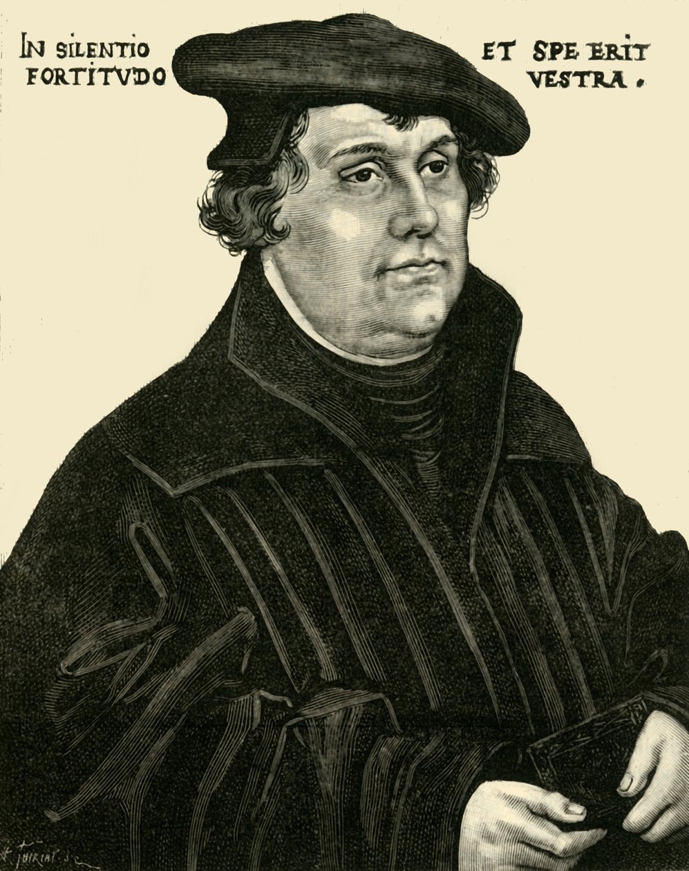 Martin Lutero, c. 1520-1530, 1890 da Unbekannt
