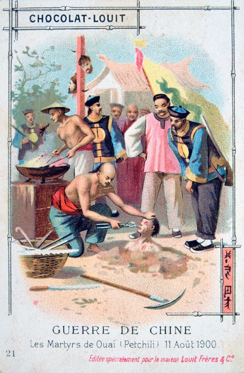 Martirio a Ouai Petchili, Cina, Ribellione dei Boxer, 11 agosto 1900 da Unbekannt