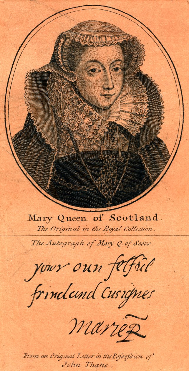 Maria, regina di Scozia, 1542-1587 da Unbekannt