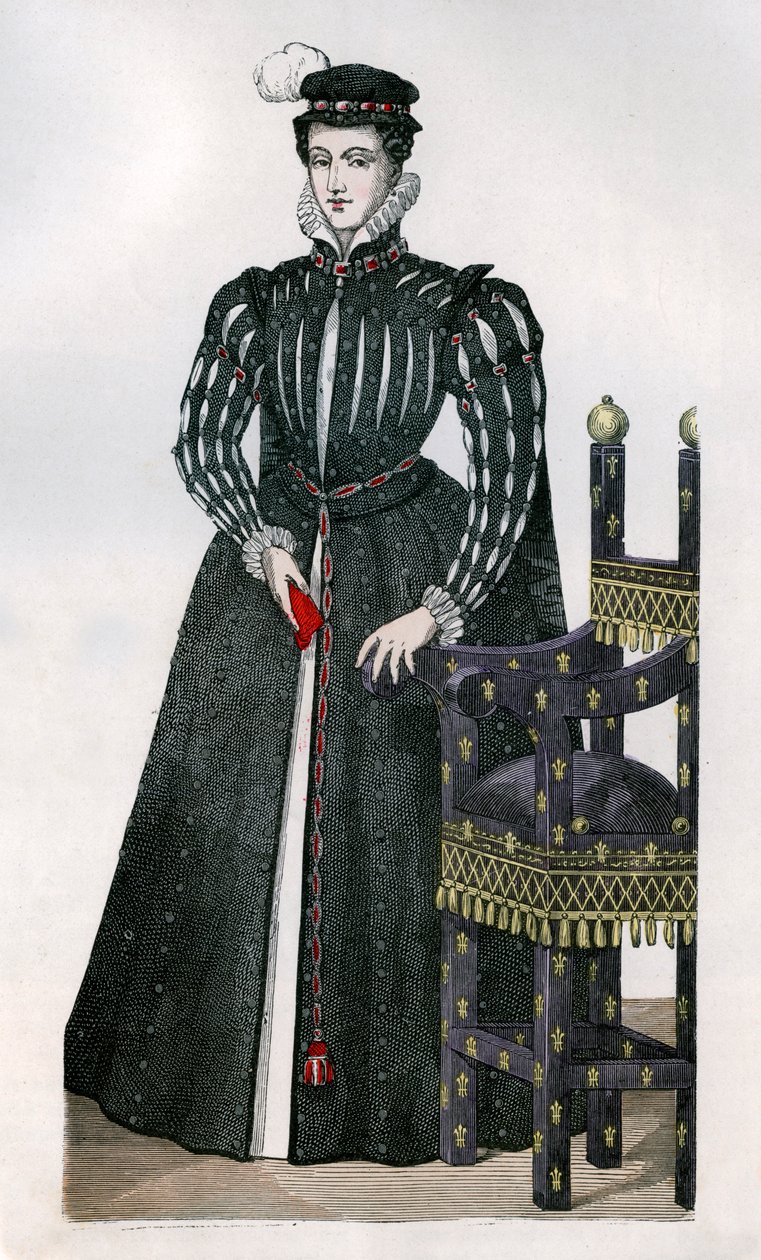 Maria Stuarda, Regina Consorte di Francesco II di Francia, c1560 1882-1884 da Unbekannt
