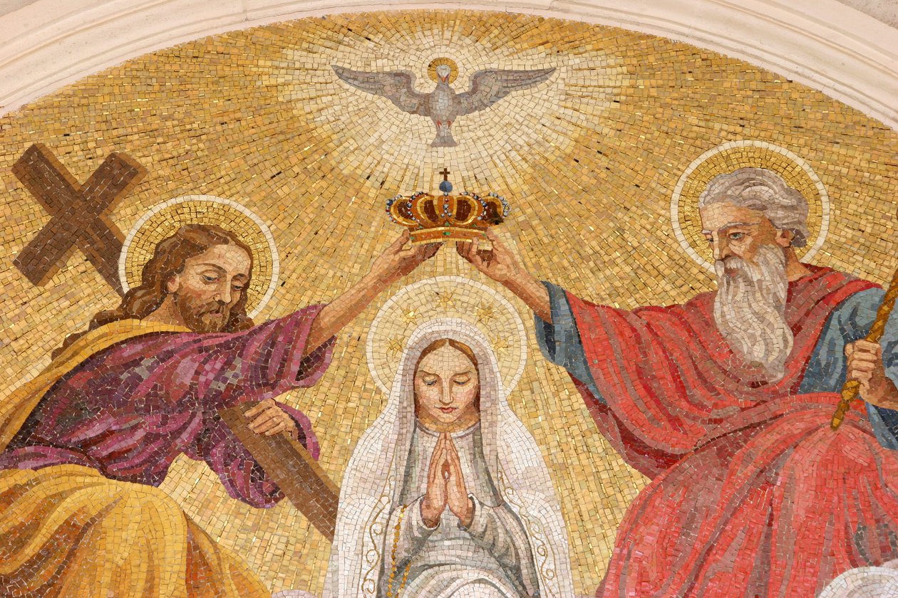 Incoronazione di Maria. Basilica di Fatima da Unbekannt