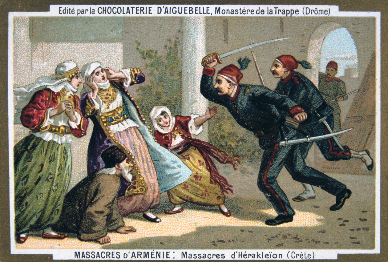 Massacri di Heraklion Creta, 1895 da Unbekannt