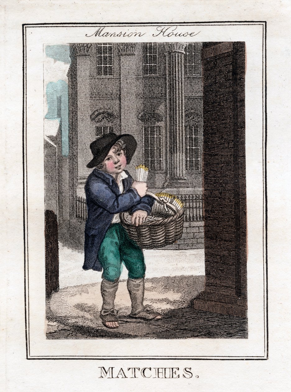 Fiammiferi, Mansion House, Londra, 1805 da Unbekannt