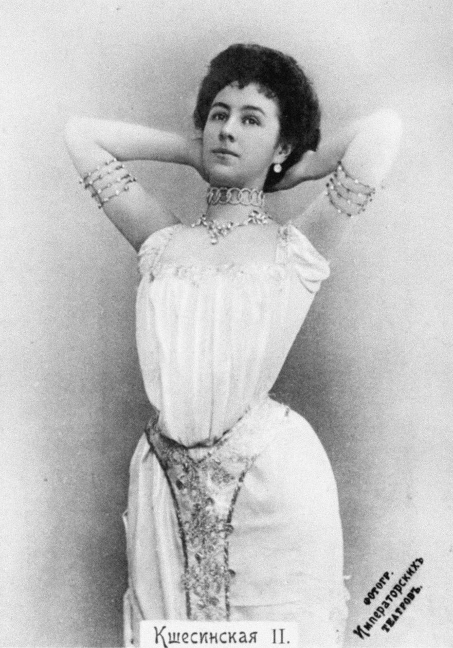 Matilda Kschessinska come Principessa Aspicia nel balletto La Figlia del Faraone da Unbekannt