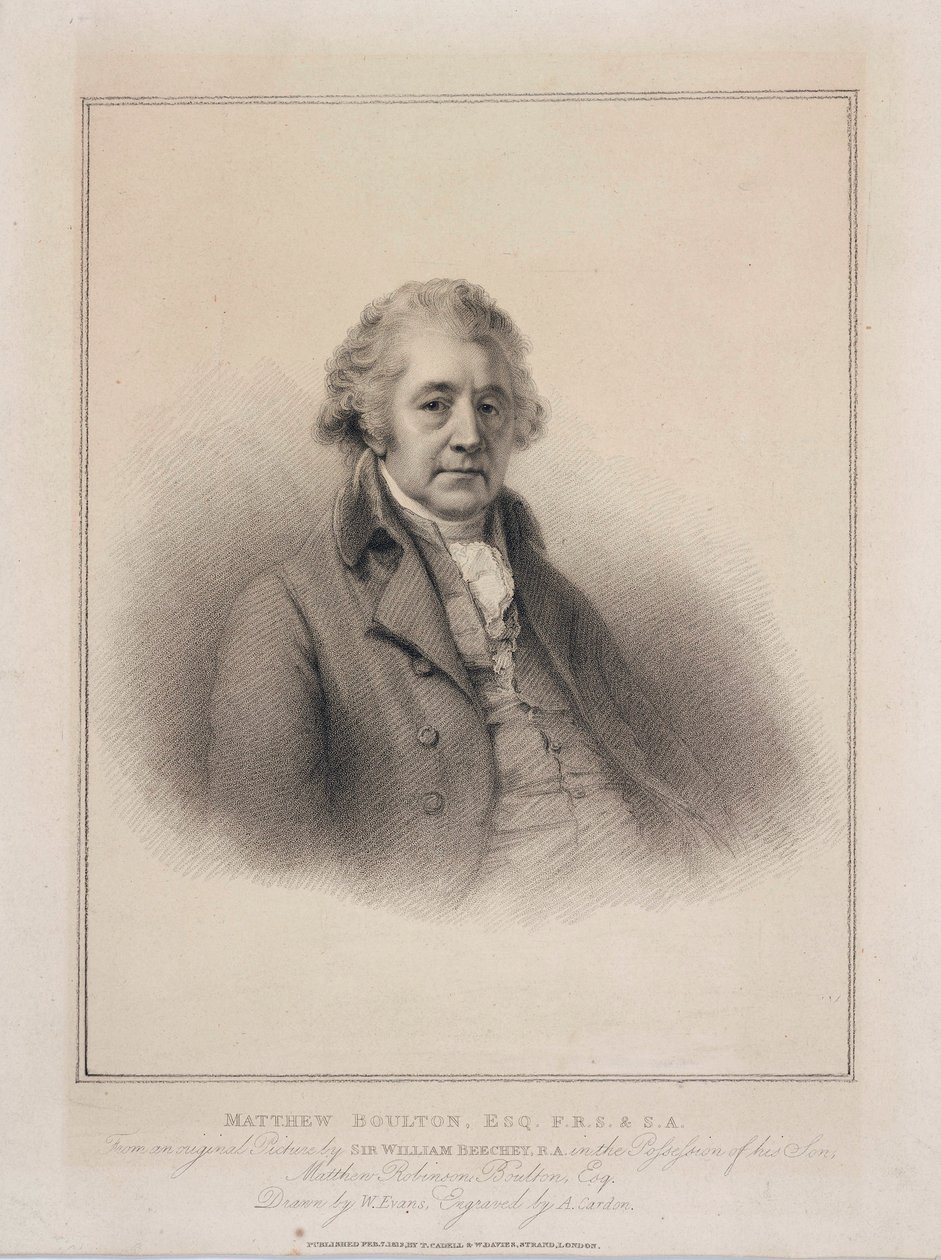 Matthew Boulton, ingegnere e industriale inglese, c. 1801 da Unbekannt