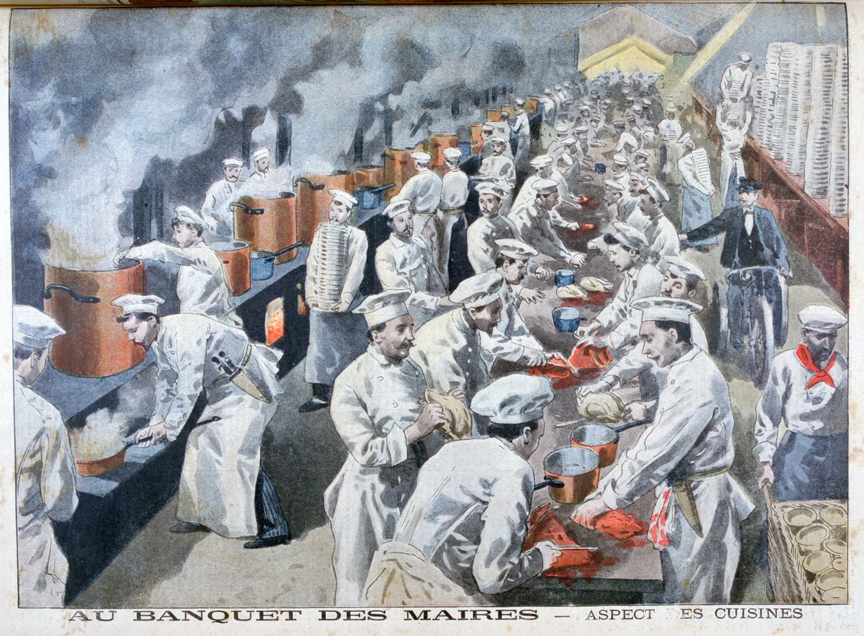 Banchetto del Sindaco, Parigi, 1900 da Unbekannt