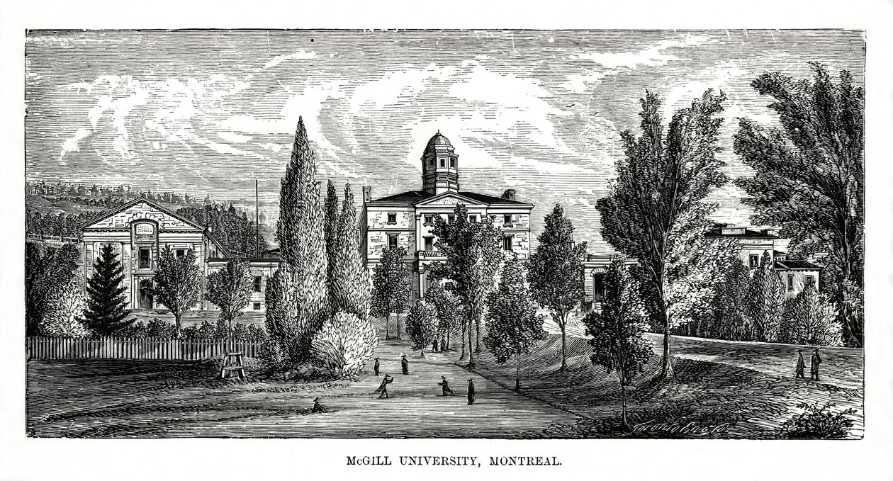 Università McGill, Montreal, Canada, XIX secolo da Unbekannt