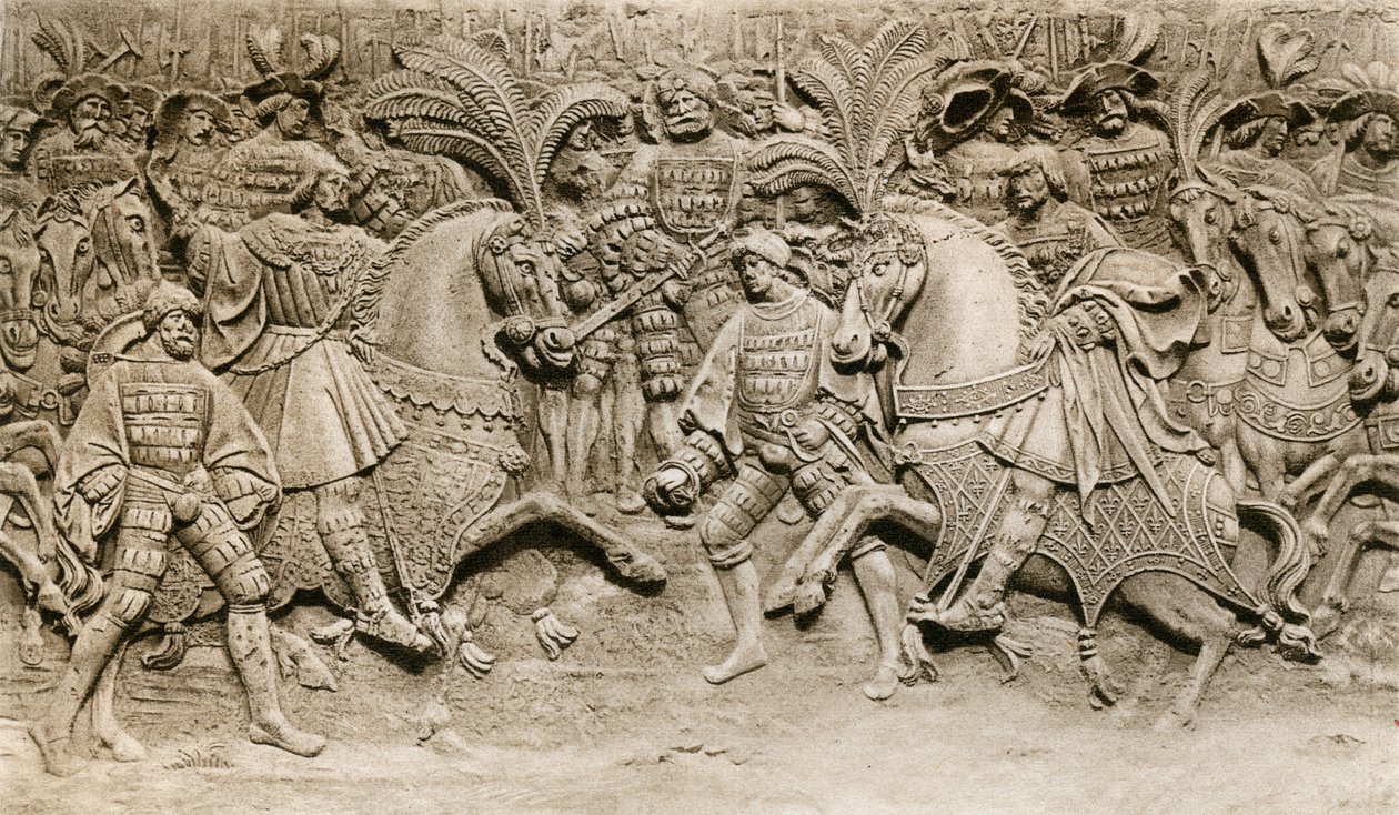 Incontro di Enrico VIII e Francesco I, al Campo del Drappo d