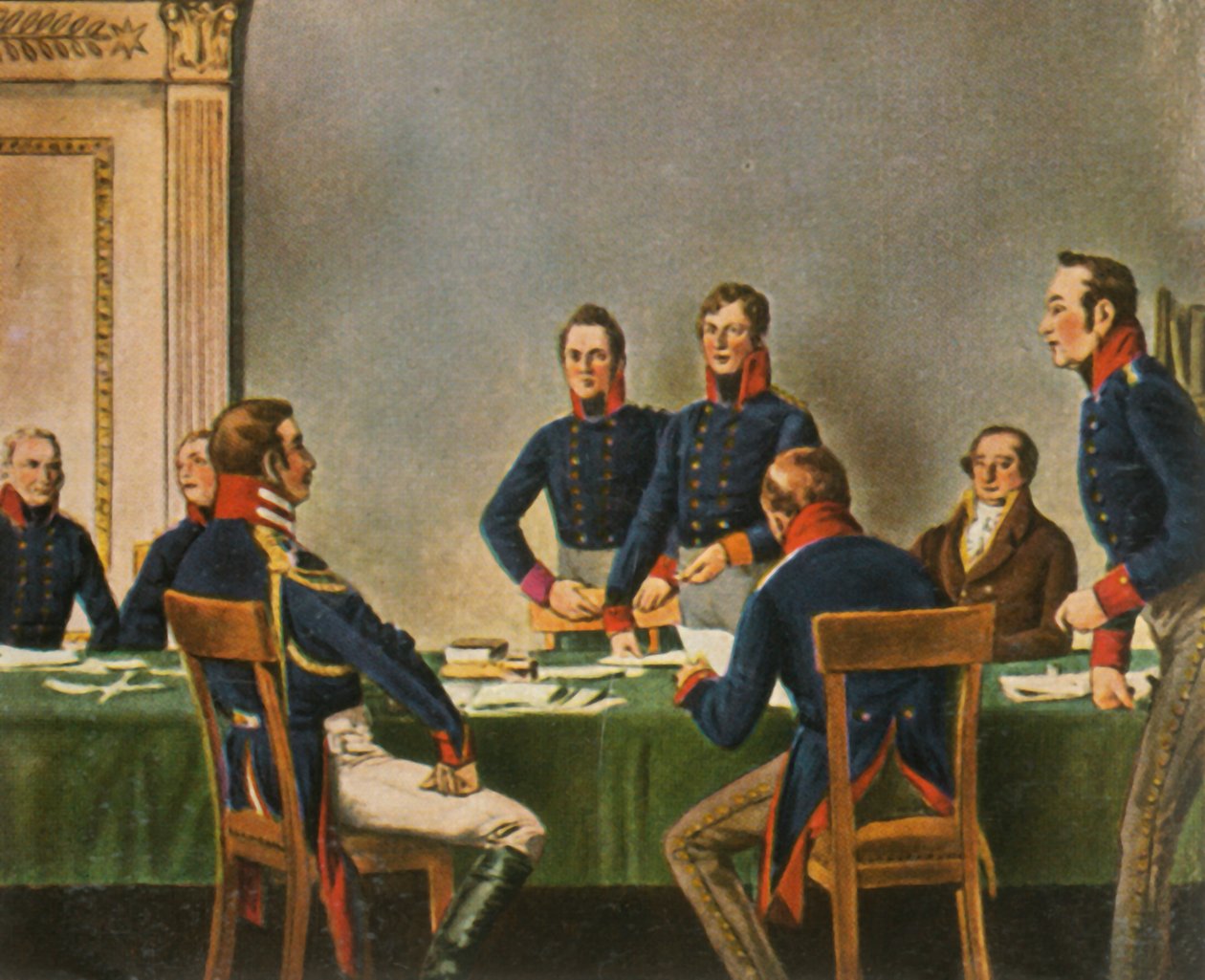 Riunione della Commissione di Riorganizzazione a Königsberg, 9 luglio 1807, 1936 da Unbekannt