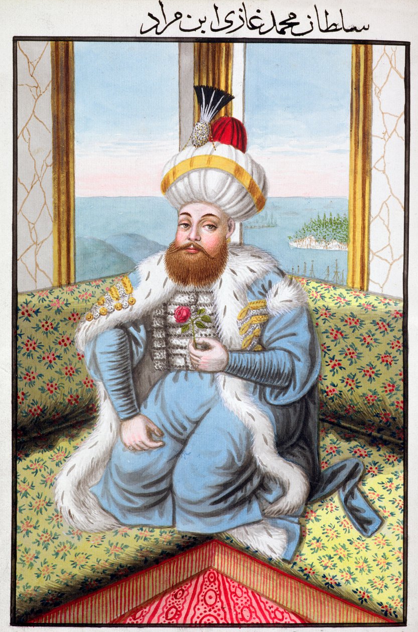 Mehmed II, imperatore ottomano, 1808 da Unbekannt