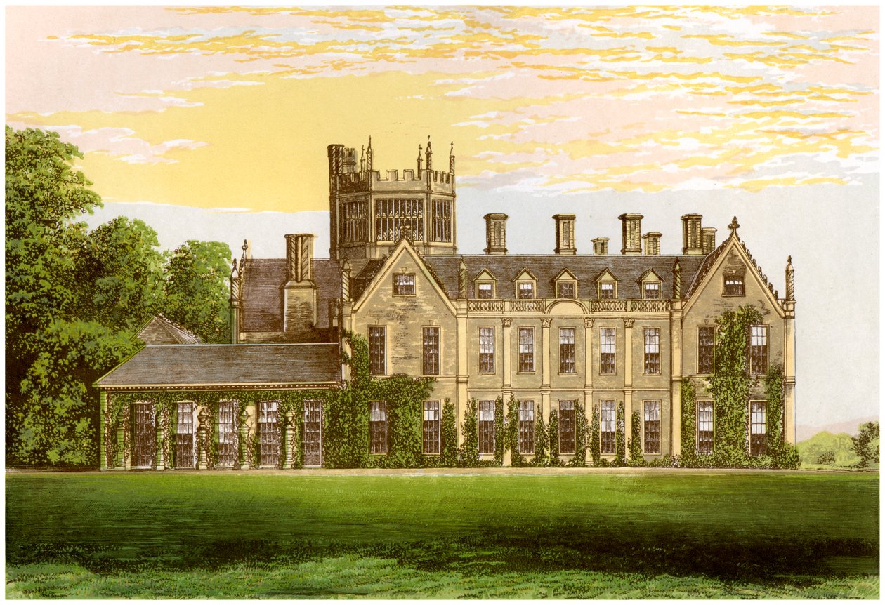 Melbury House, Dorset, casa del Conte di Ilchester, c1880 da Unbekannt