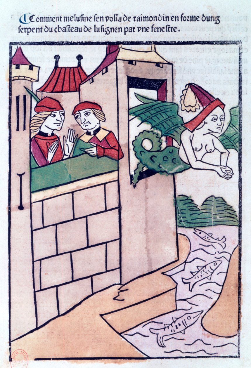 Melusina vola via, 1478 da Unbekannt