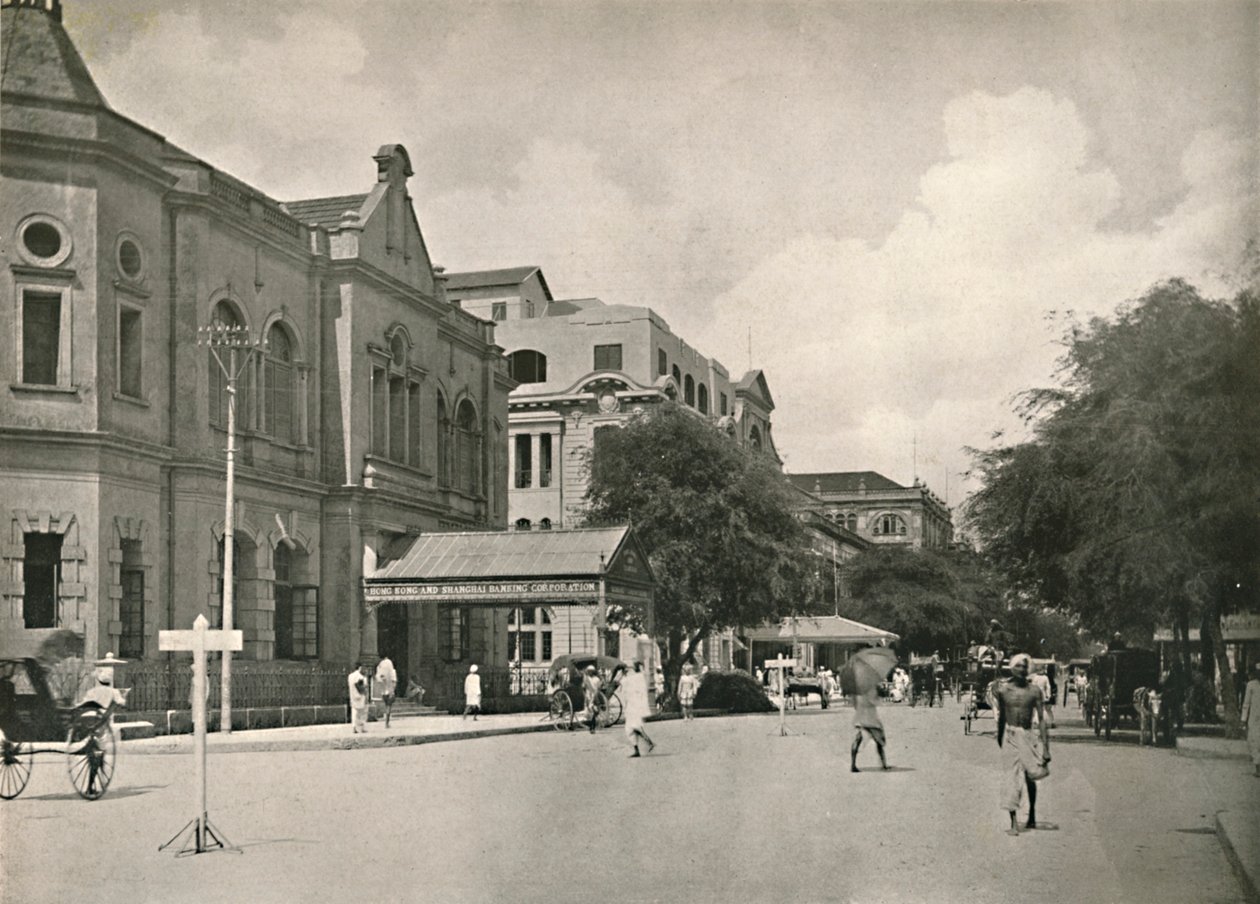 Via dei Mercanti, Rangoon, 1900 da Unbekannt