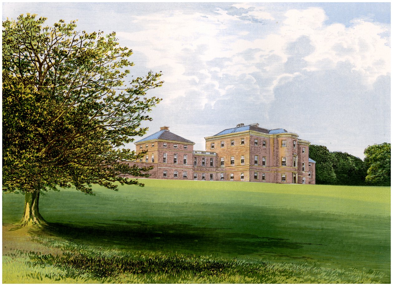 Mersham-le-Hatch, Kent, casa del Barone Knatchbull, c1880 da Unbekannt