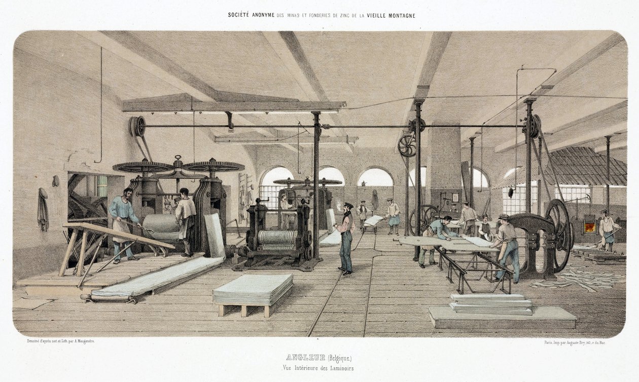 Laminatoio di zinco, Angleur, Belgio da Unbekannt