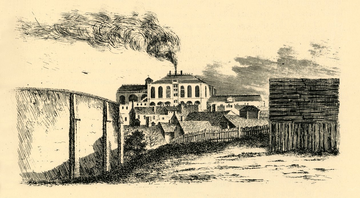 Birrificio Meux costruito circa 1796 da Unbekannt