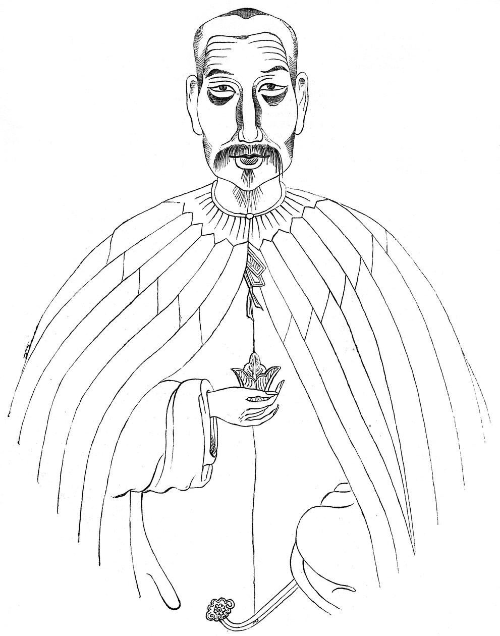 Mianning, Imperatore della Cina, c. 1850 da Unbekannt