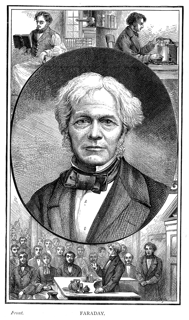 Michael Faraday, fisico e chimico britannico, 1881 da Unbekannt