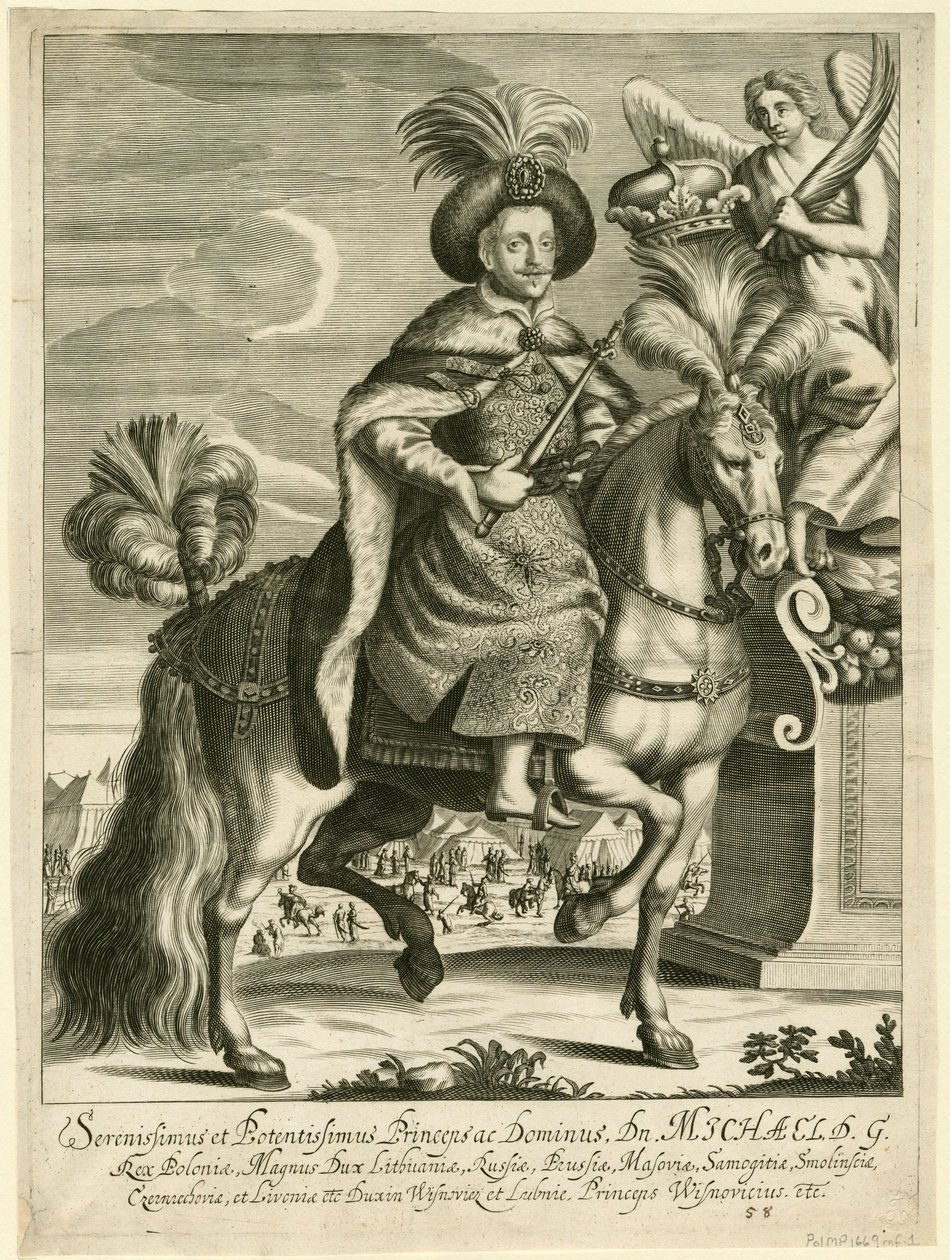 Michal Korybut Wisniowiecki 1640-1673, re di Polonia e granduca di Lituania, c. 1670 da Unbekannt