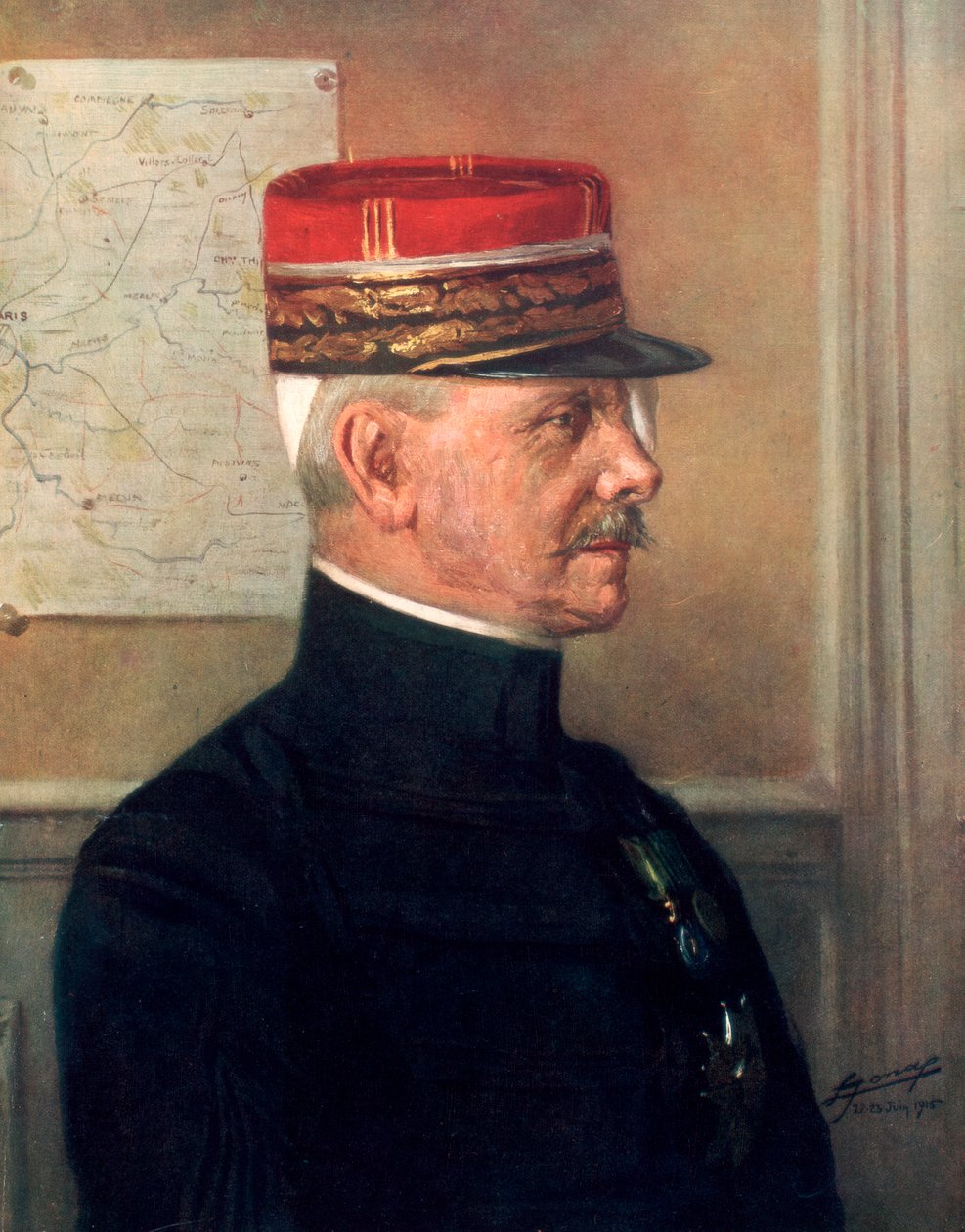 Michel-Joseph Maunoury, generale francese della Prima Guerra Mondiale, 1926 da Unbekannt