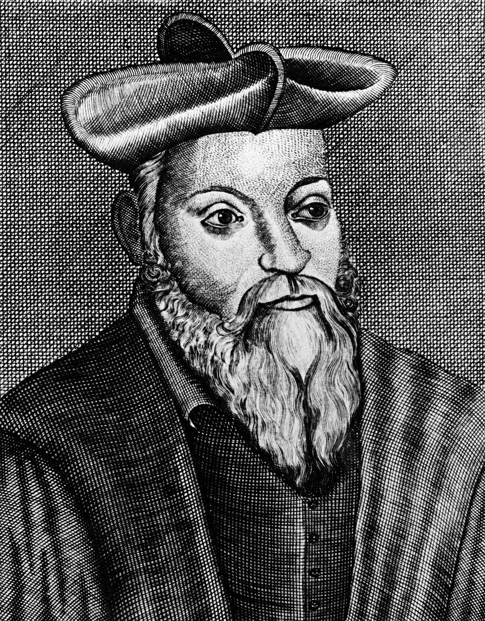 Michel Nostradamus, medico e astrologo francese da Unbekannt