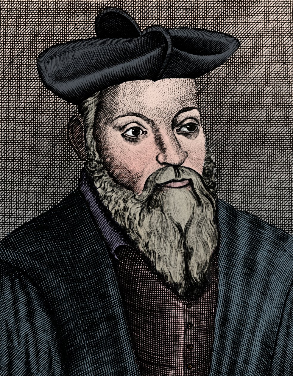 Michel Nostradamus, medico e astrologo francese da Unbekannt