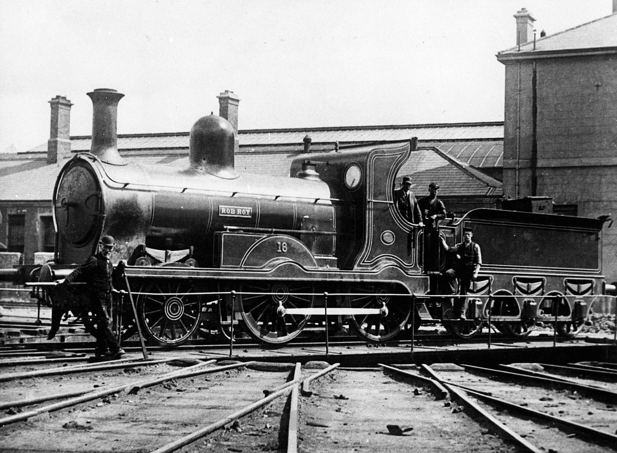 Midlands and Great Western Railway Ireland 2-4-0 locomotiva Rob Roy, 1873 da Unbekannt