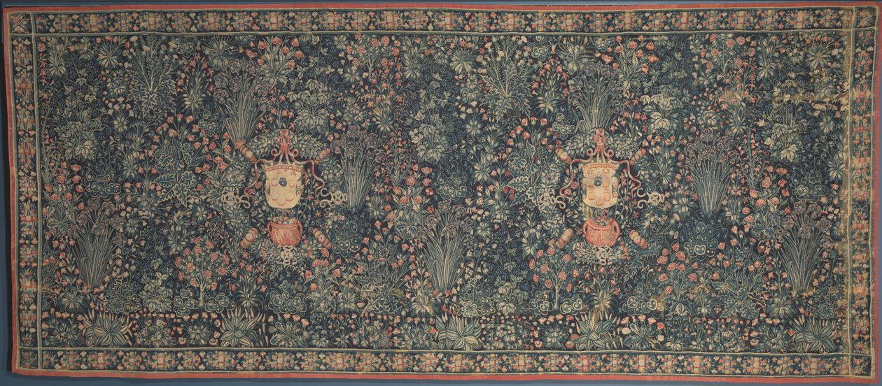 Arazzo Millefiori con stemma dei Medici da Unbekannt