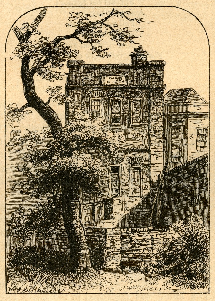 Casa di Milton, 1897 da Unbekannt