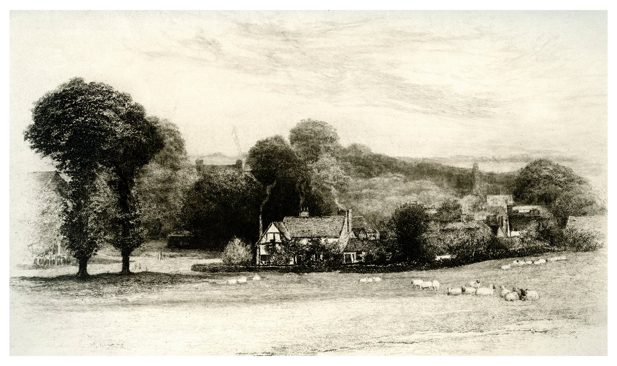Cottage di Milton, Chalfont St Giles, Buckinghamshire, 1895 da Unbekannt