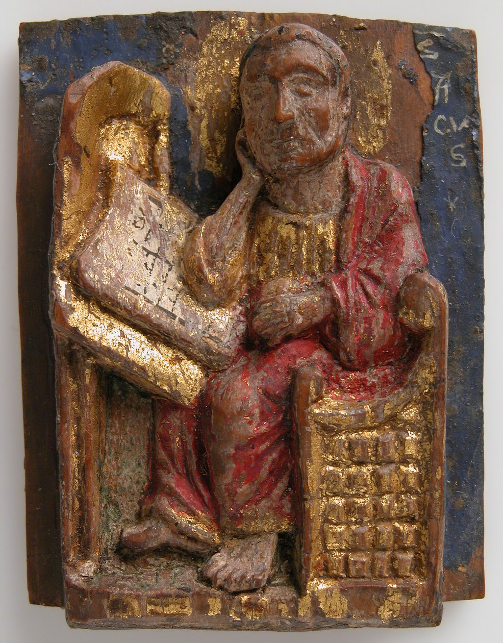 Rilievo in miniatura di San Marco al suo tavolo di scrittura, ca. 1200-1225 da Unbekannt